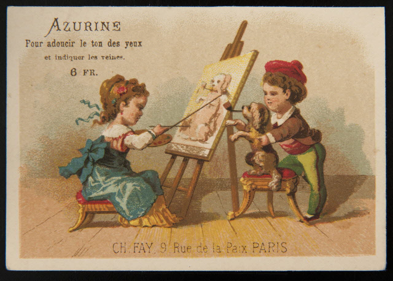 Testu & Massin carte réclame chromo Paris 1876-1903 1995.1.2853.3 Photo