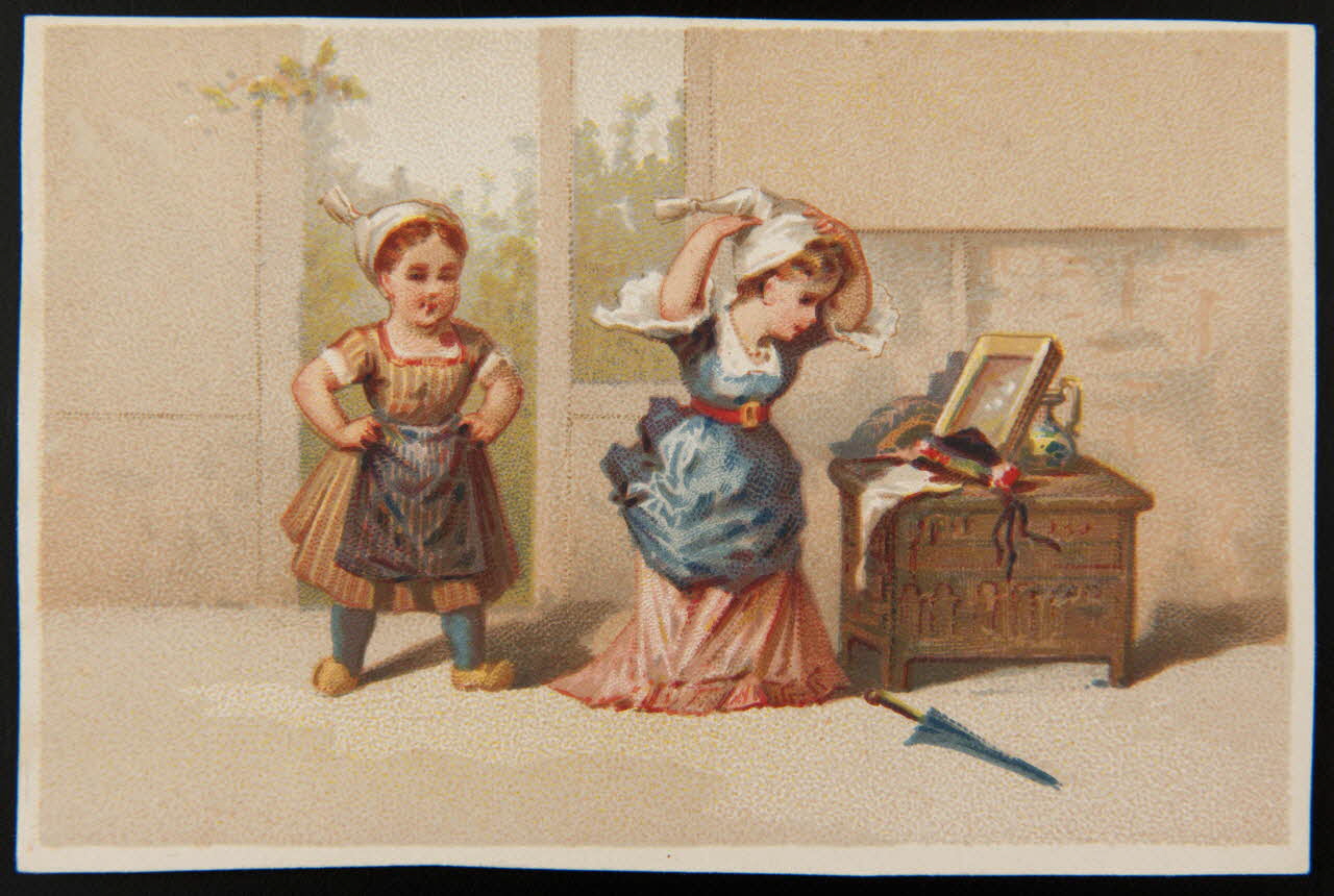 Testu & Massin carte réclame chromo Paris 1876-1903 1995.1.2853.35 Photo