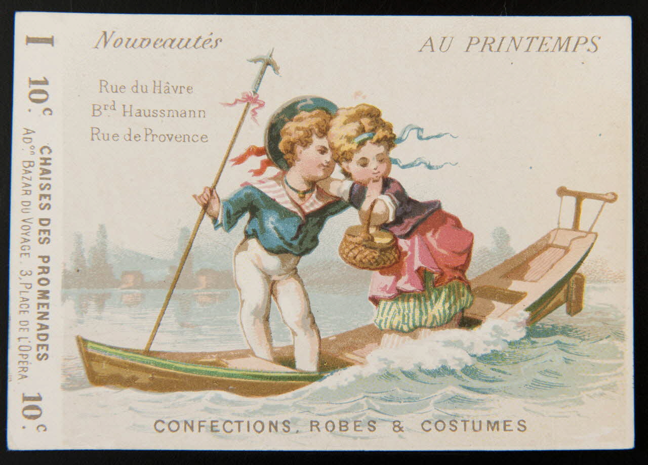Testu & Massin carte réclame chromo Paris 1876-1903 1995.1.2853.36 Photo