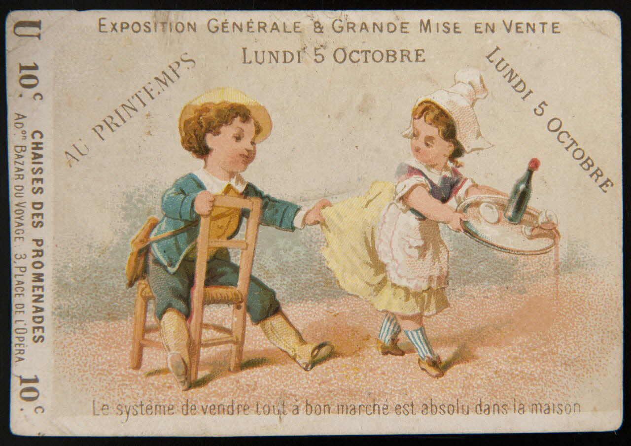 Testu & Massin carte réclame chromo Paris 1876-1903 1995.1.2853.5 Photo