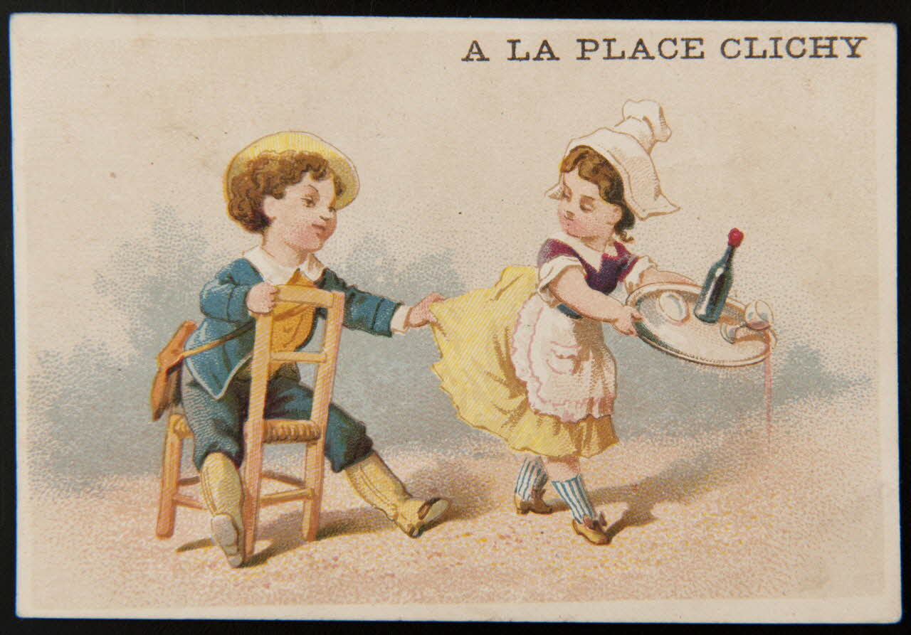 carte réclame chromo Paris 1879-1886 1995.1.2853.6 Photo