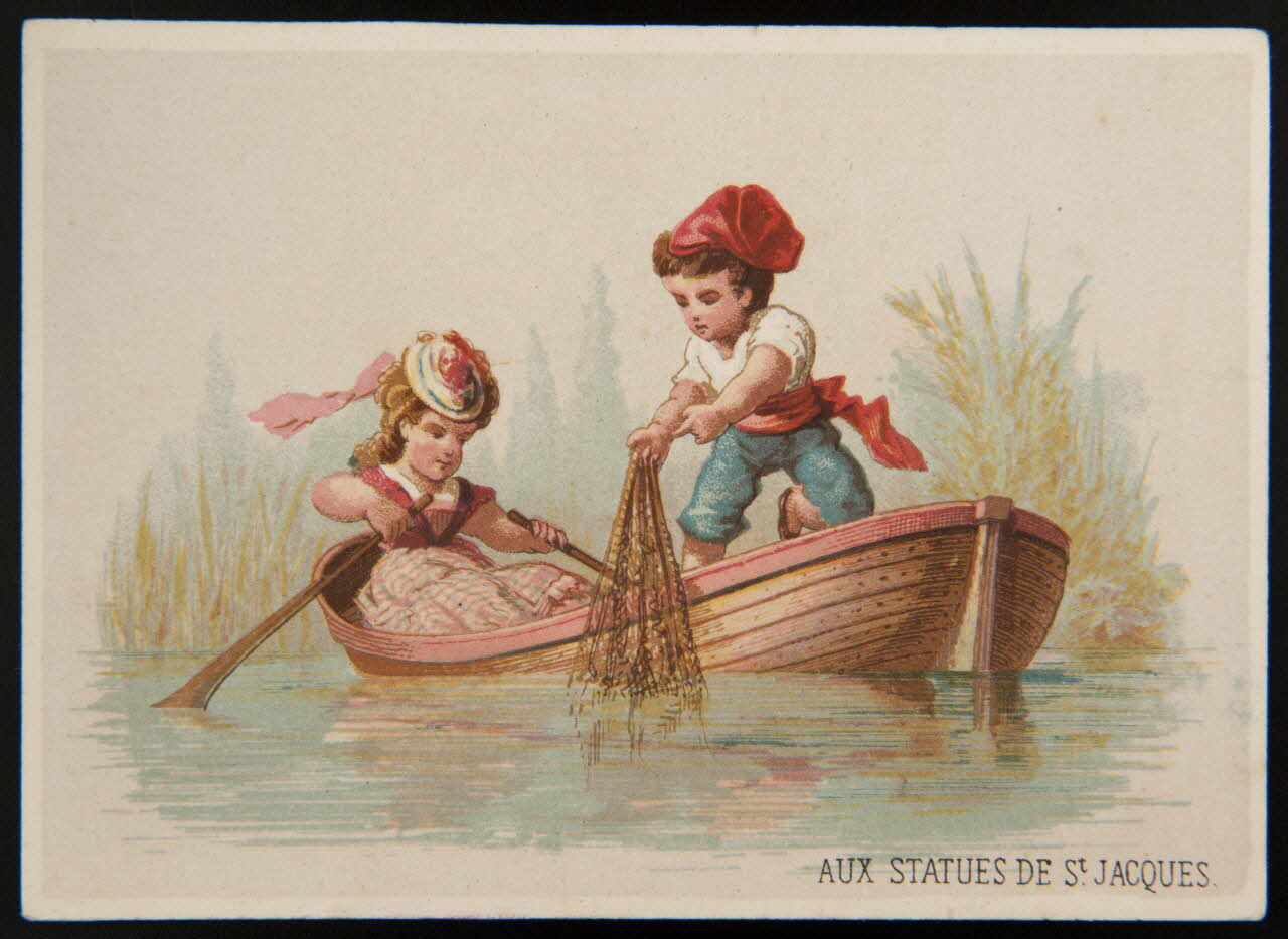 Testu & Massin carte réclame chromo Paris 1876 1995.1.2853.8 Photo