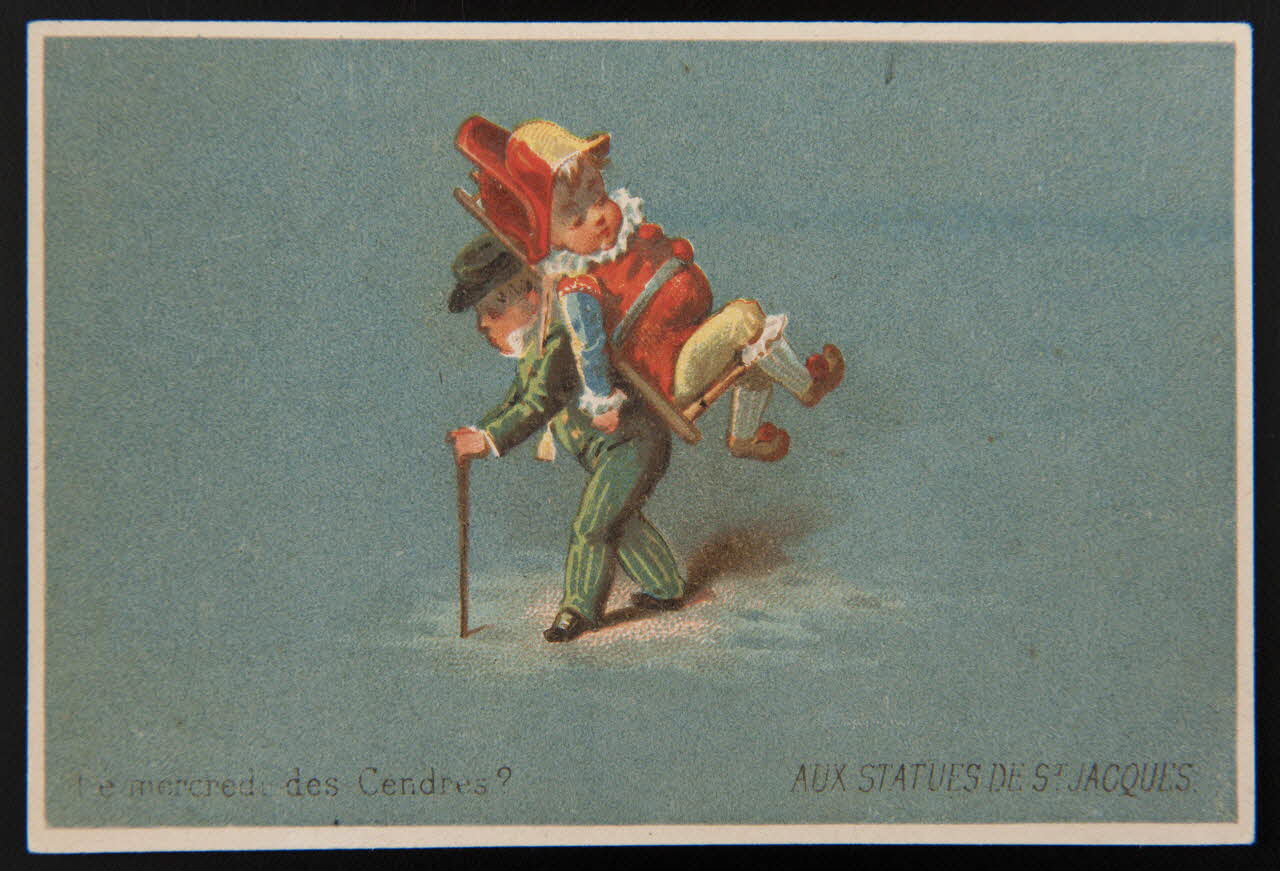 Testu & Massin carte réclame chromo Paris 1876 1995.1.2854.15 Photo