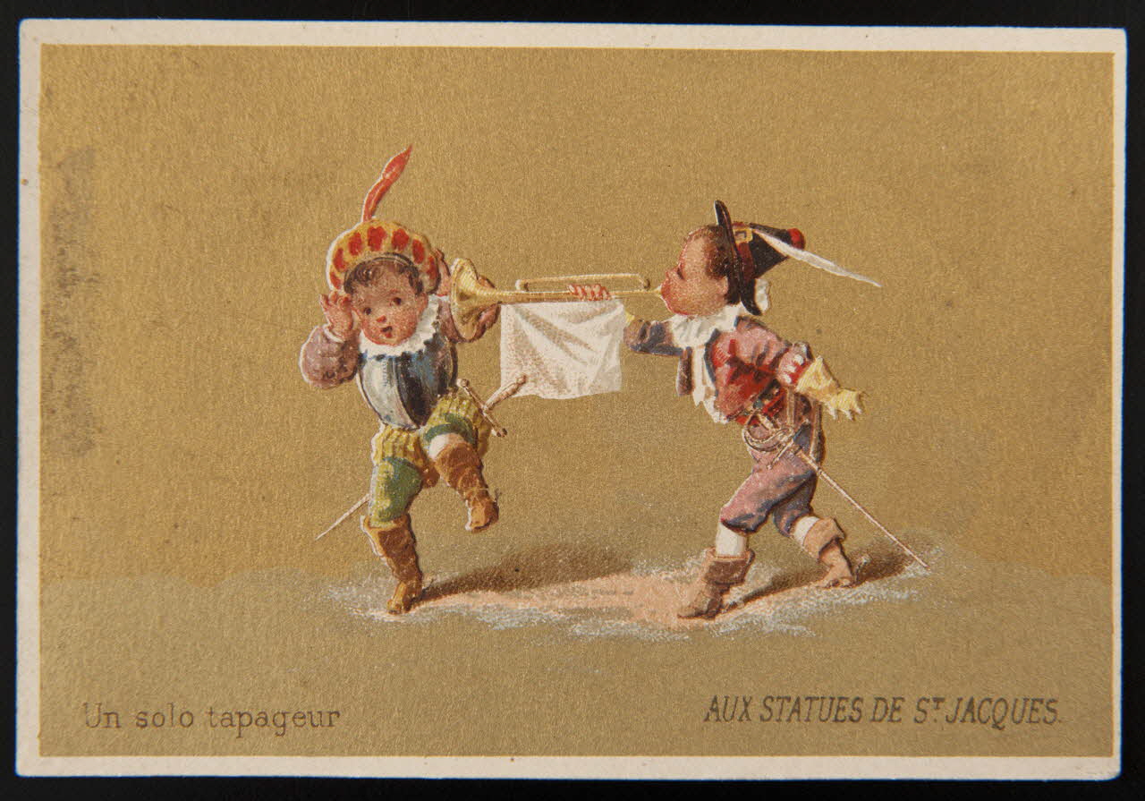 Testu & Massin carte réclame chromo Paris 1876 1995.1.2854.17 Photo