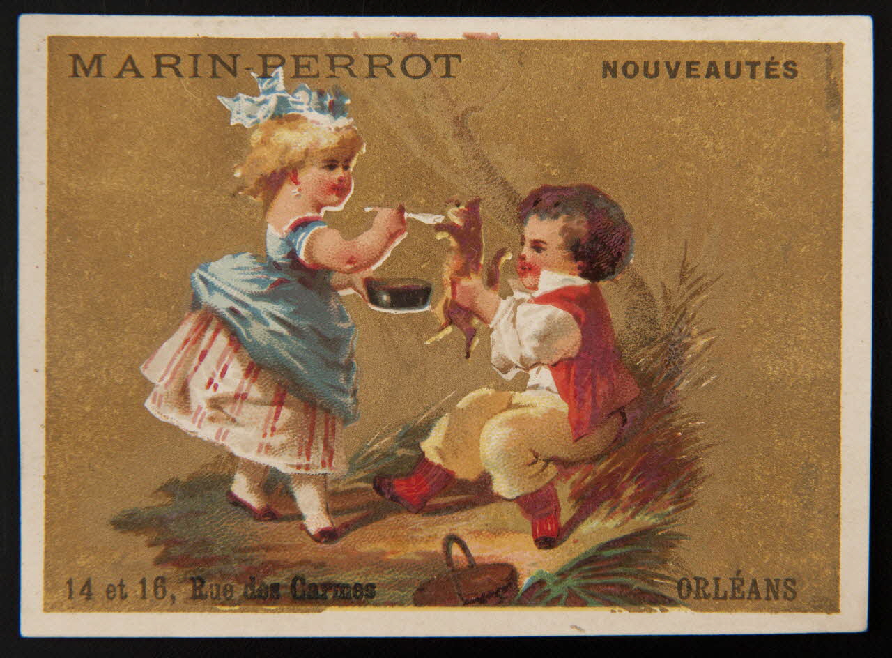 Testu & Massin carte réclame chromo Paris 1876-1878 1995.1.2854.20 Photo