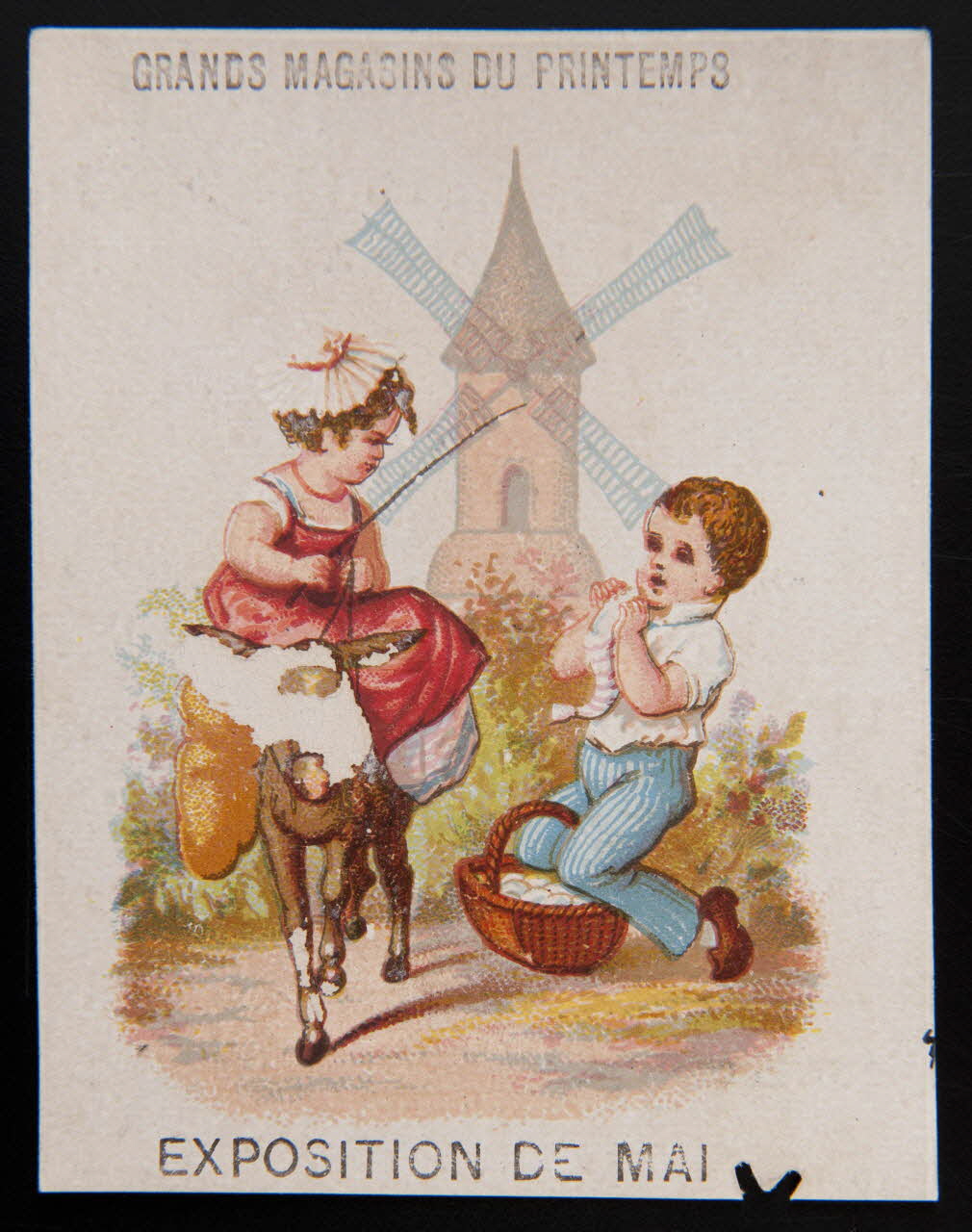Testu & Massin carte réclame chromo Paris 1876-1903 1995.1.2854.4 Photo