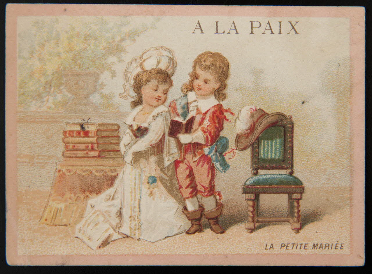 Testu & Massin carte réclame chromo Paris 1876-1878 1995.1.2855.4 Photo