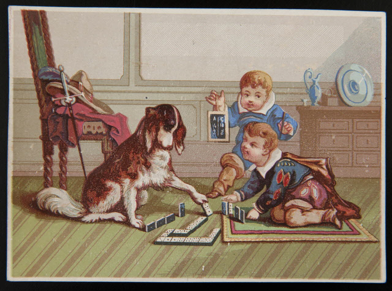 Testu & Massin carte réclame chromo Paris 1876-1903 1995.1.2857.8 Photo