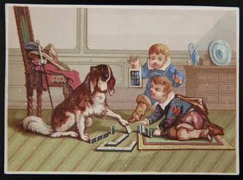 Testu & Massin carte réclame chromo Paris 1876-1903 1995.1.2857.8  Photo