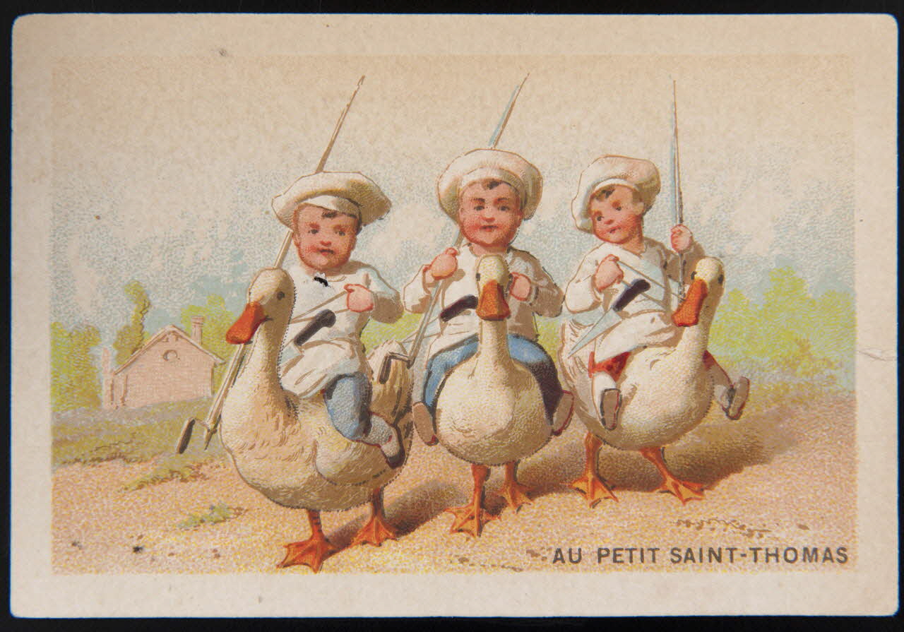 Testu & Massin carte réclame chromo Paris 1876-1878 1995.1.2858.5 Photo