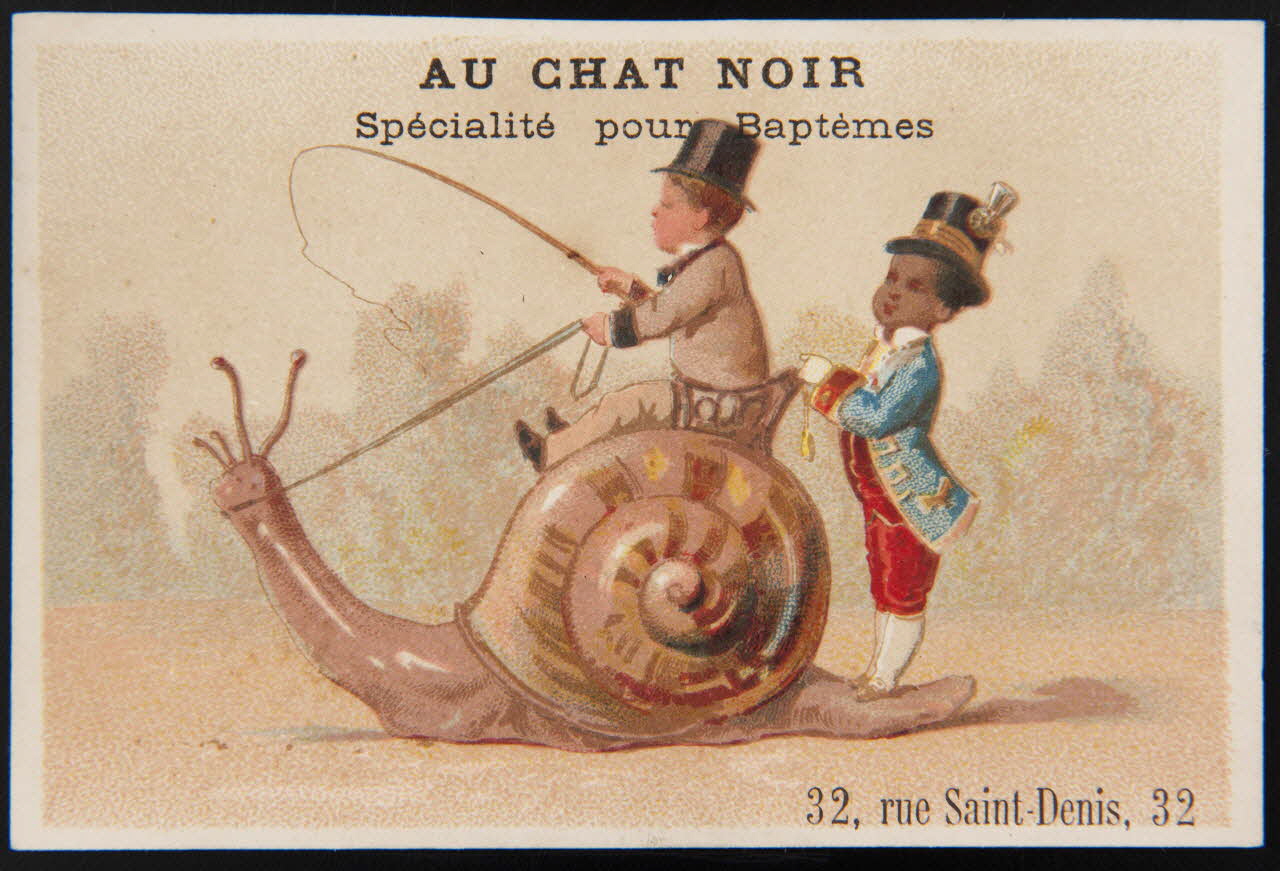 Testu & Massin ; Testu & Massin et F. Champenois & Cie carte réclame chromo Paris 1879-1886 1995.1.2858.6 Photo