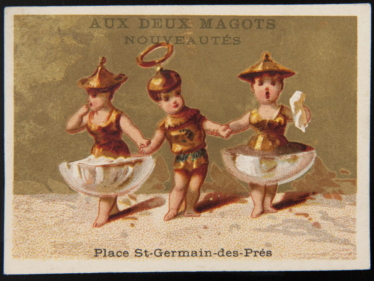 Testu & Massin carte réclame chromo Paris 1876-1878 1995.1.2861.2 Photo