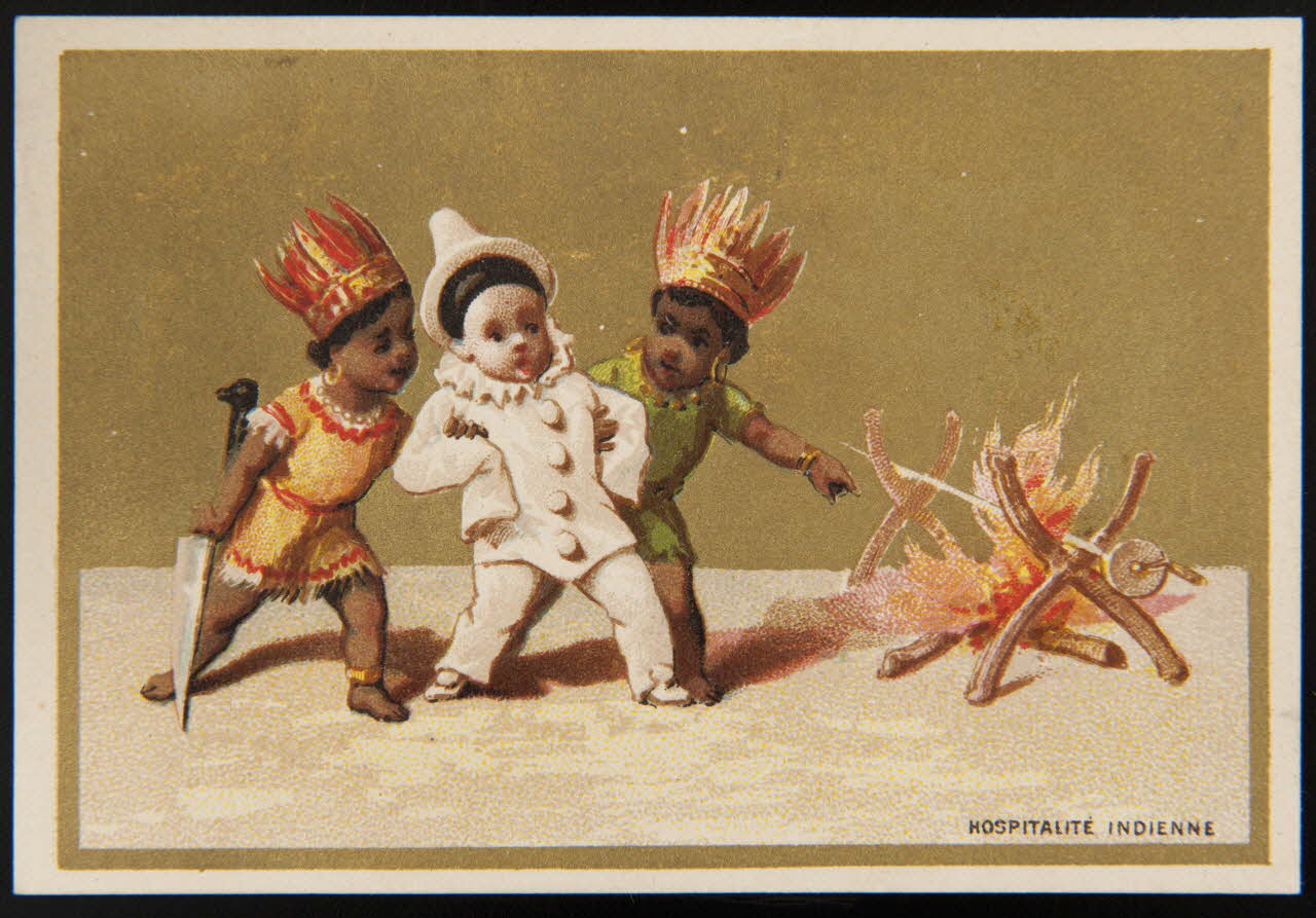 Testu & Massin ; Testu & Massin et F. Champenois & Cie carte réclame chromo Paris 1879-1886 1995.1.2862.2 Photo