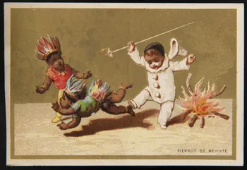 Testu & Massin ; Testu & Massin et F. Champenois & Cie carte réclame chromo Paris 1879-1886 1995.1.2862.3 Photo