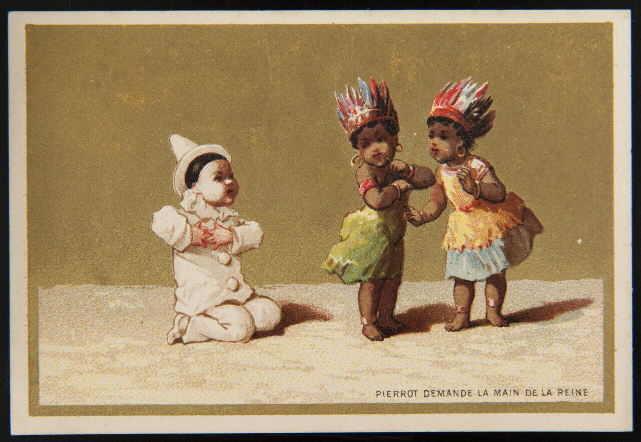 Testu & Massin ; Testu & Massin et F. Champenois & Cie carte réclame chromo Paris 1879-1886 1995.1.2862.5 Photo