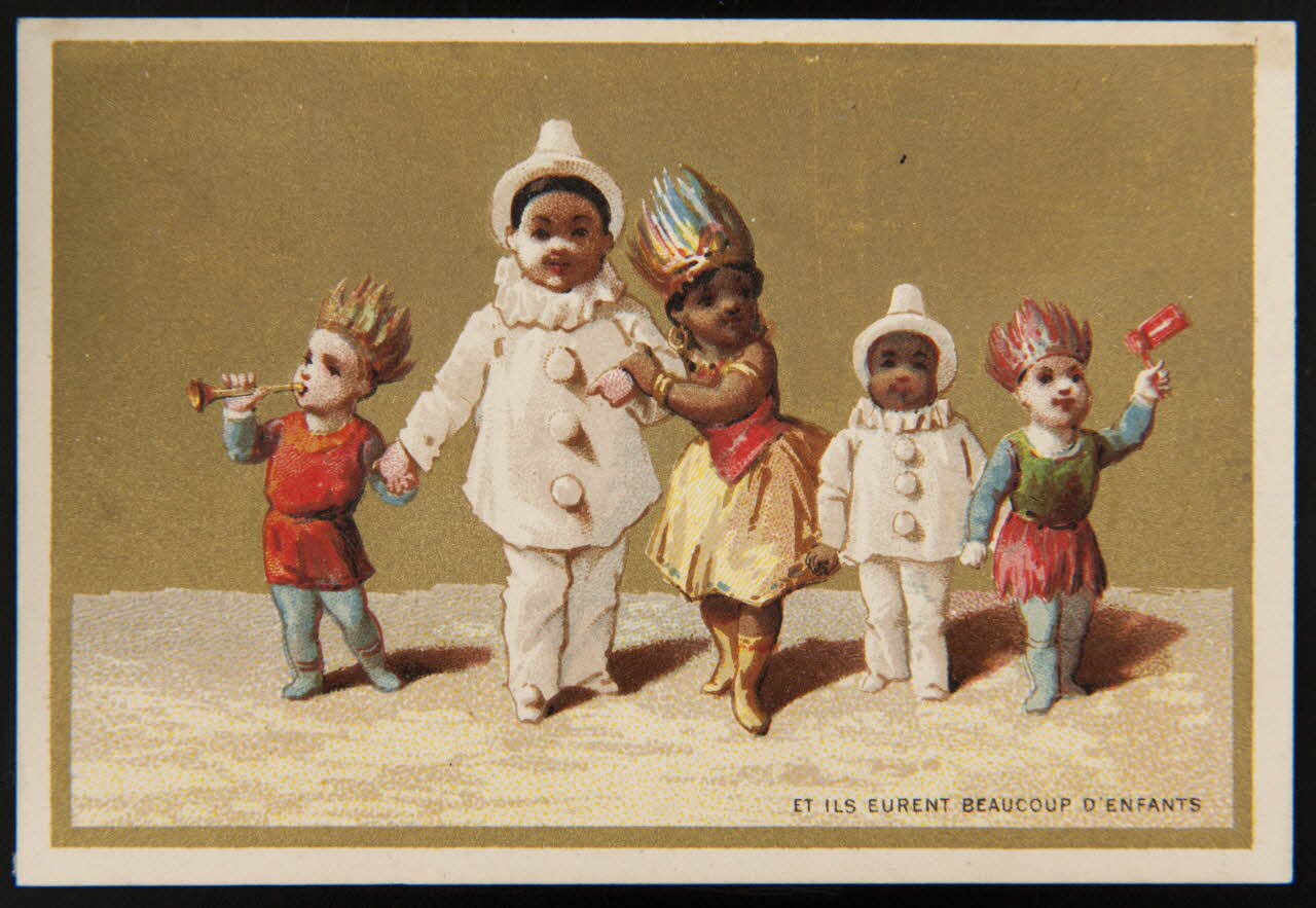 Testu & Massin ; Testu & Massin et F. Champenois & Cie carte réclame chromo Paris 1879-1886 1995.1.2862.6 Photo