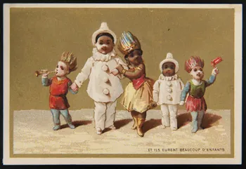 Testu & Massin ; Testu & Massin et F. Champenois & Cie carte réclame chromo Paris 1879-1886 1995.1.2862.6 Photo