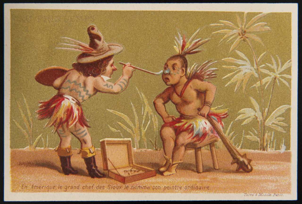 Testu & Massin carte réclame chromo Paris 1879-1903 1995.1.2863.5 Photo