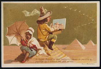 Testu & Massin carte réclame chromo Paris 1879-1903 1995.1.2863.7 Photo