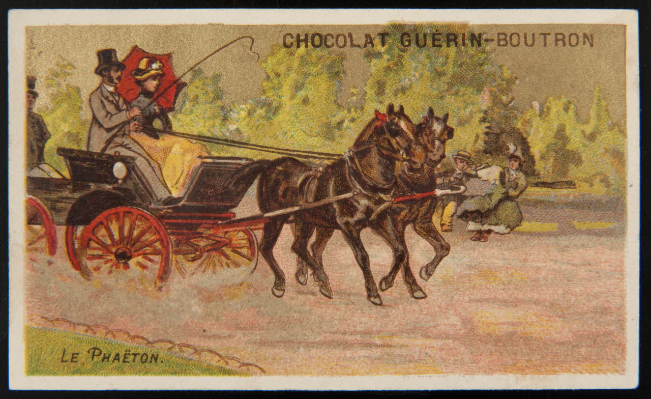 Testu & Massin ; Testu & Massin et F. Champenois & Cie carte réclame chromo Paris 1888-1889 1995.1.2865.6 Photo