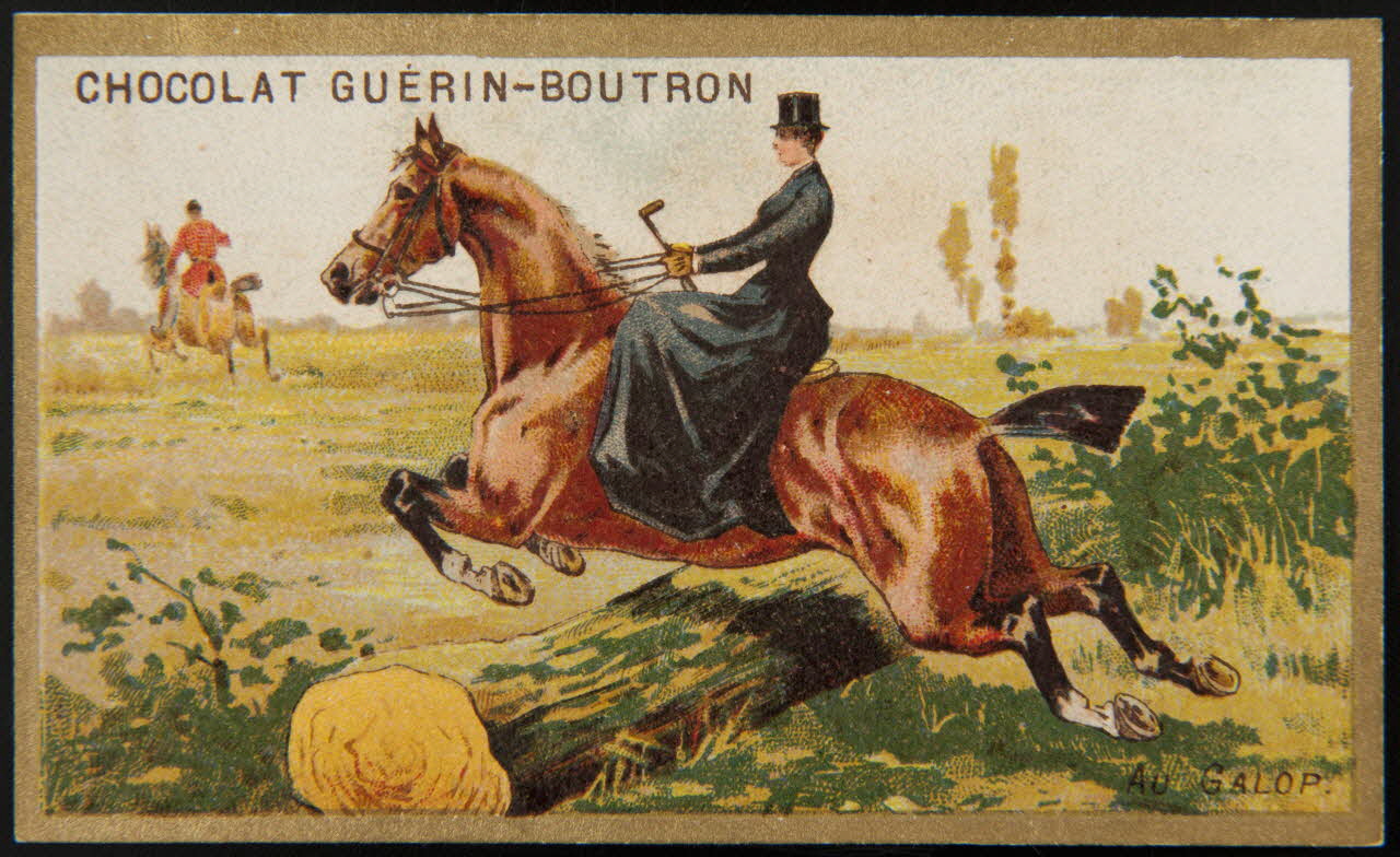 Testu & Massin ; Testu & Massin et F. Champenois & Cie carte réclame chromo Paris 1888-1889 1995.1.2866.3 Photo