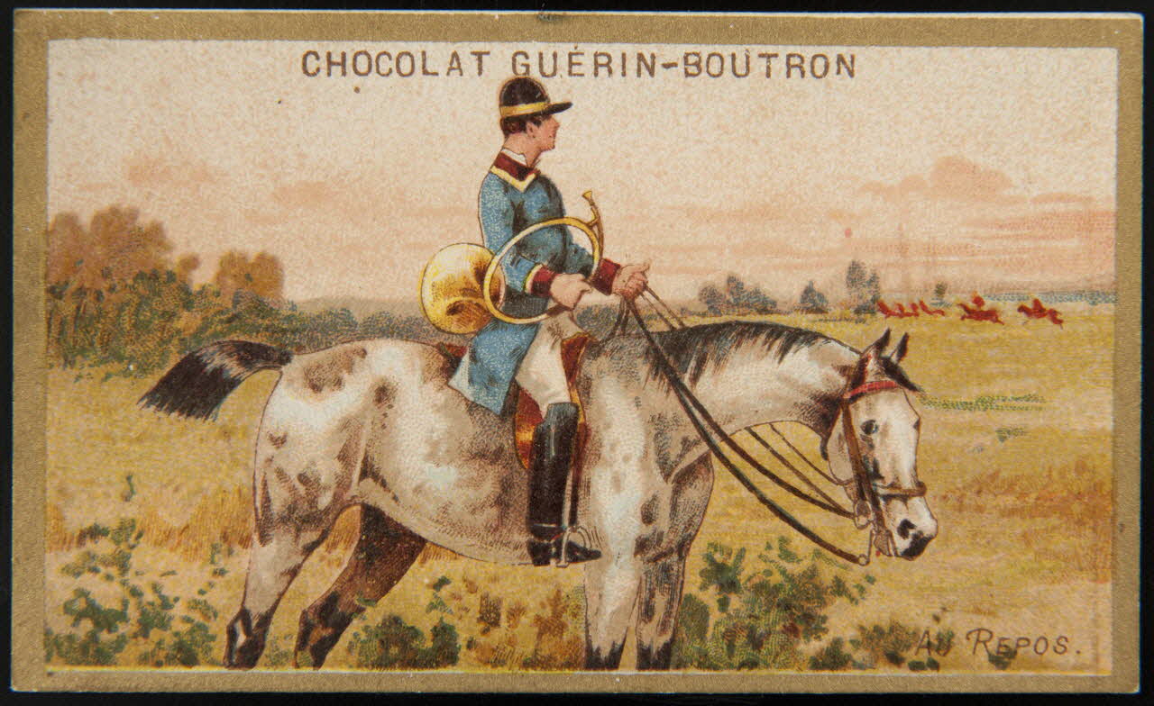 Testu & Massin ; Testu & Massin et F. Champenois & Cie carte réclame chromo Paris 1888-1889 1995.1.2866.4 Photo
