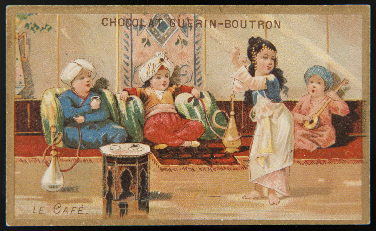 Testu & Massin ; Testu & Massin et F. Champenois & Cie carte réclame chromo Paris 1888-1889 1995.1.2867.1 Photo