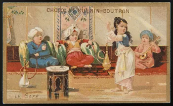 Testu & Massin ; Testu & Massin et F. Champenois & Cie carte réclame chromo Paris 1888-1889 1995.1.2867.1 Photo