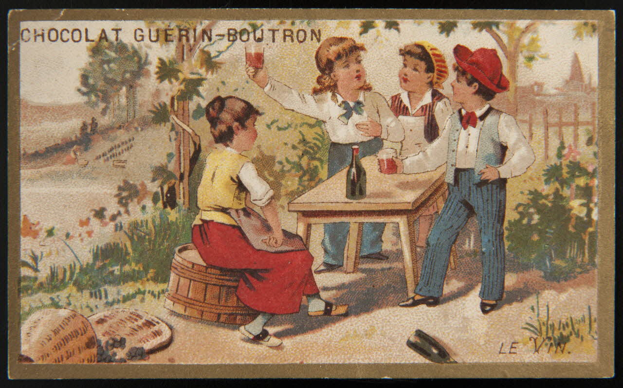 Testu & Massin ; Testu & Massin et F. Champenois & Cie carte réclame chromo Paris 1888-1889 1995.1.2867.6 Photo