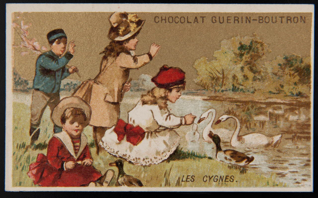 Testu & Massin ; Testu & Massin et F. Champenois & Cie carte réclame chromo Paris 1888-1889 1995.1.2868.3 Photo