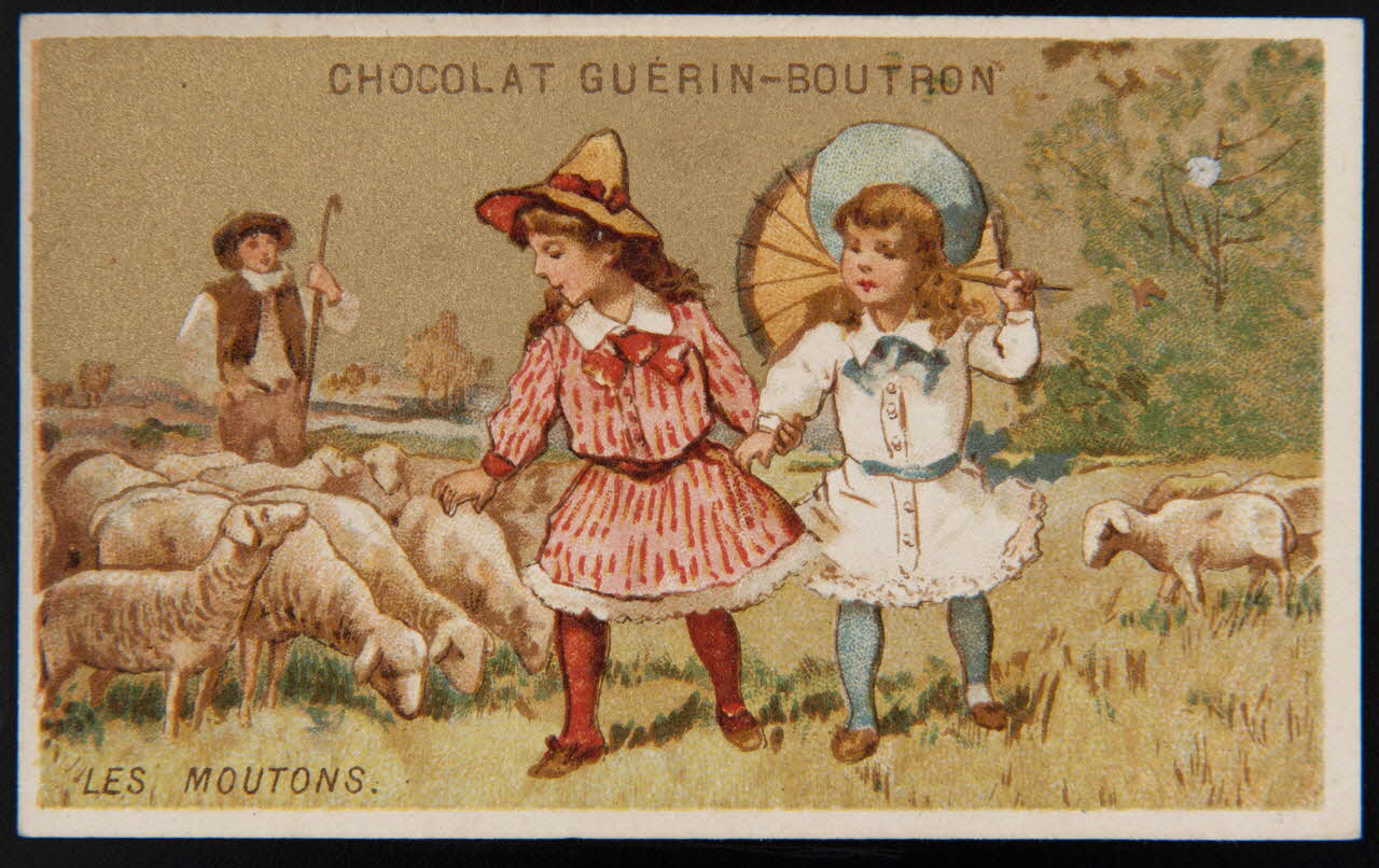 Testu & Massin ; Testu & Massin et F. Champenois & Cie carte réclame chromo Paris 1888-1889 1995.1.2868.5 Photo