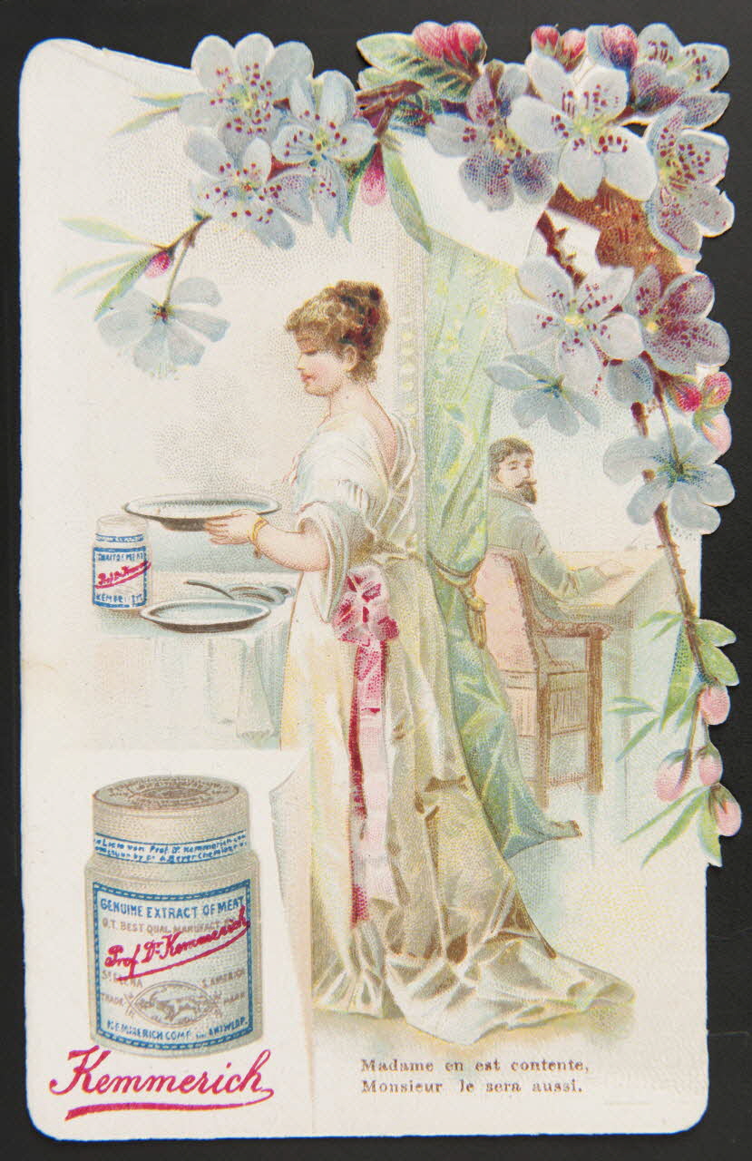 Gombert carte réclame chromo Paris 1890-1914 1995.1.2874.1 Photo