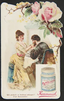 Gombert carte réclame chromo Paris 1890-1914 1995.1.2874.2  Photo
