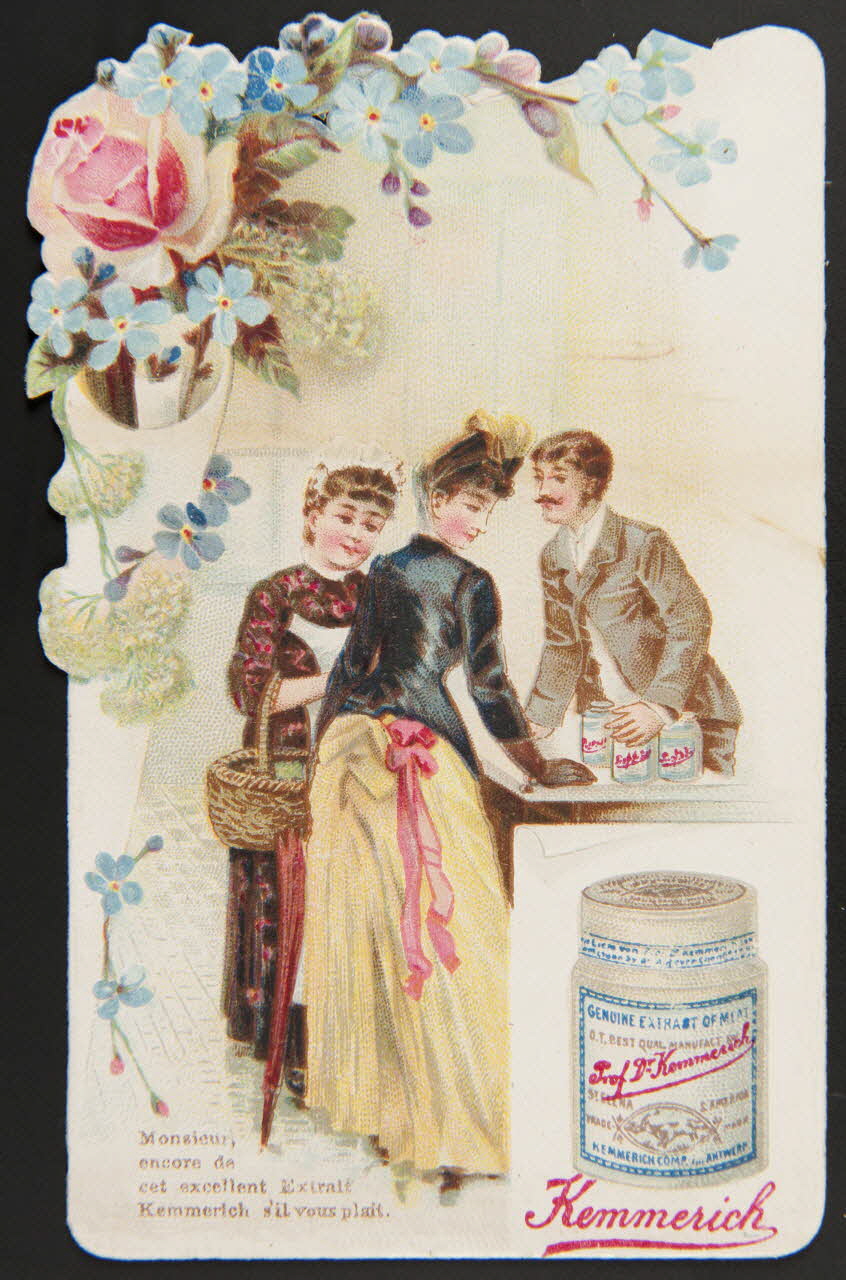 Gombert carte réclame chromo Paris 1890-1914 1995.1.2874.4 Photo