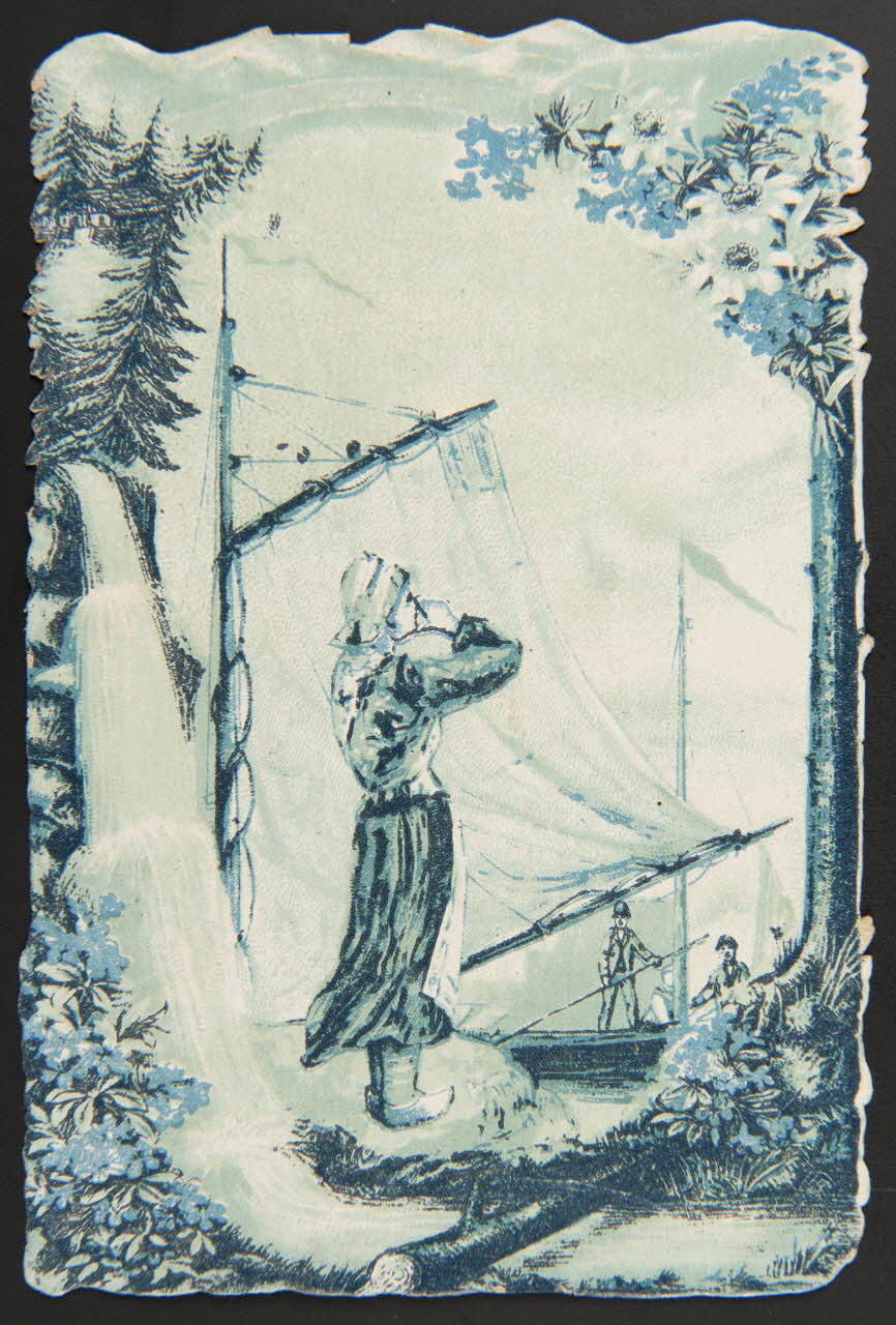 Gombert carte réclame chromo Paris 1890-1914 1995.1.2876.2 Photo