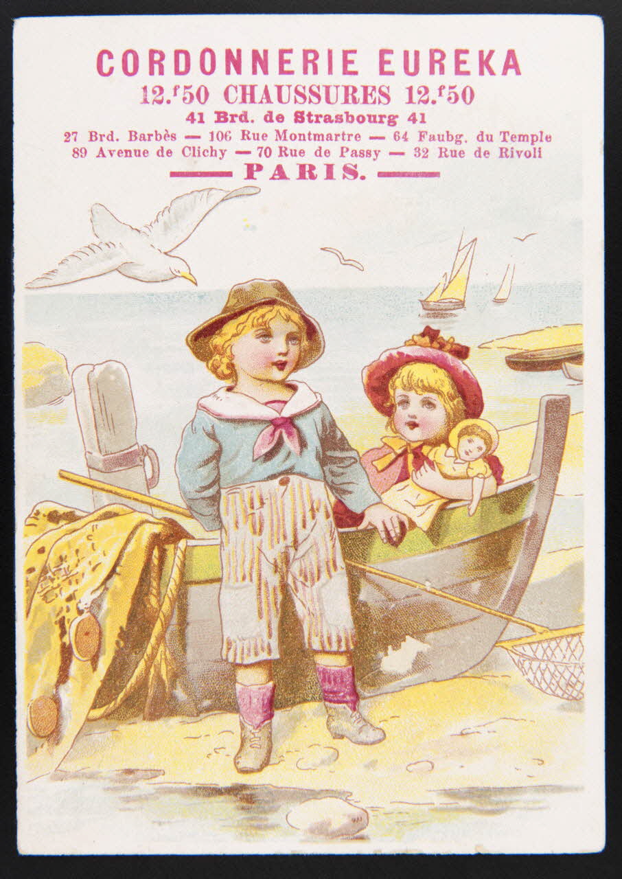 Gombert carte réclame chromo Paris 1890-1914 1995.1.2882.1 Photo