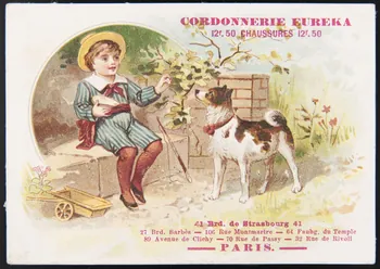 Gombert carte réclame chromo Paris 1890-1914 1995.1.2883.1 Photo