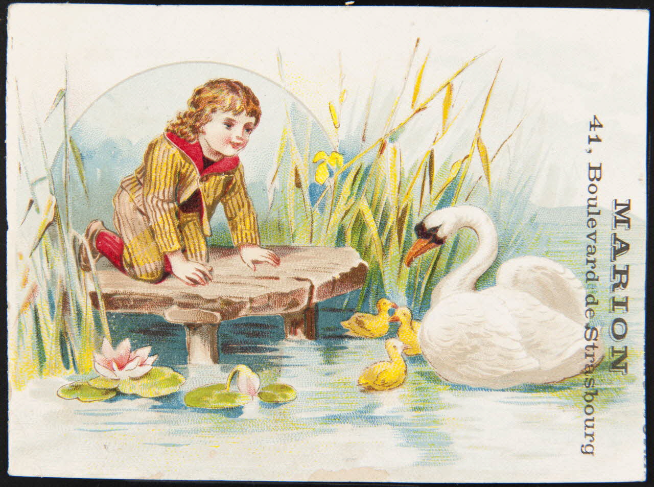 Gombert (éditeur), Ziemianski carte réclame chromo Paris 1890-1914 1995.1.2883.2 Photo
