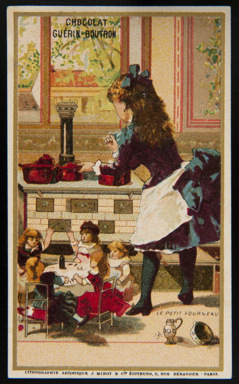 Vallet-Minot et Cie carte réclame chromo Paris 1889 1995.1.289.4 Photo