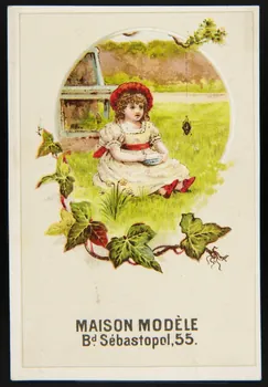 Gombert carte réclame chromo Paris 1890-1914 1995.1.2895.3  Photo
