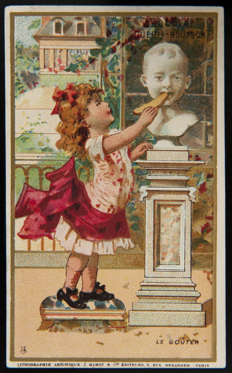 Vallet-Minot et Cie carte réclame chromo Paris 1881-1901 1995.1.29.2 Photo
