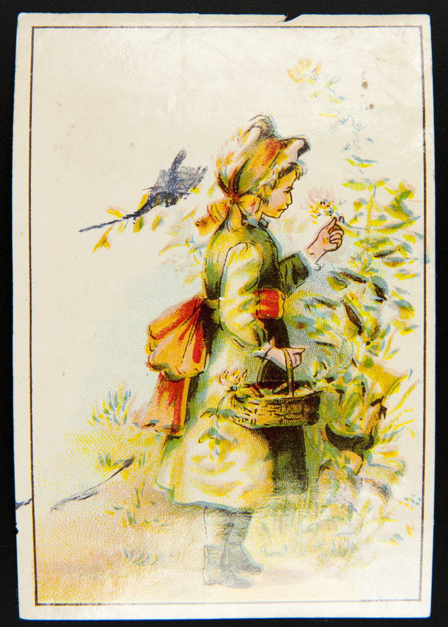 Gombert carte réclame chromo Paris 1890-1914 1995.1.2904.2 Photo