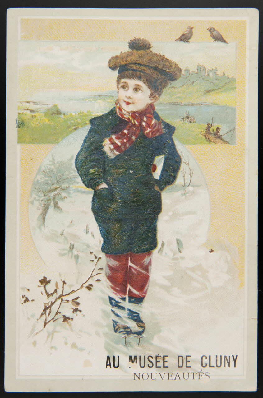 A. Gombert ; Chanel E. carte réclame chromo Paris 1890-1914 1995.1.2906.2 Photo