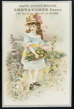 Gombert (éditeur), Lieutet carte réclame chromo Paris 1890-1914 1995.1.2907.4 Photo