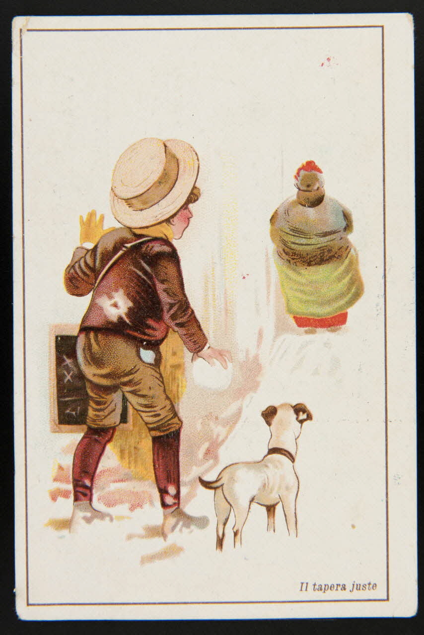 Gombert (éditeur), Verger carte réclame chromo Paris 1890-1914 1995.1.2911.1 Photo