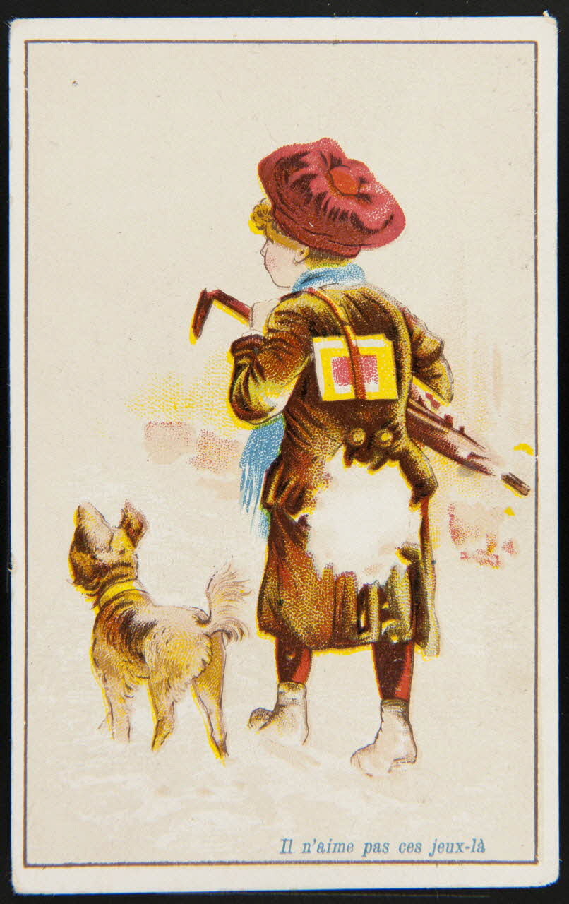 Gombert carte réclame chromo Paris 1890-1914 1995.1.2911.4 Photo