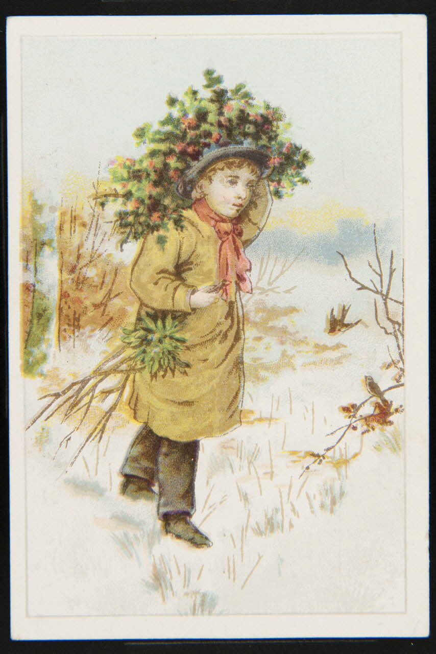 Gombert (éditeur), Verger carte réclame chromo Bruxelles 1890-1914 1995.1.2915.2 Photo