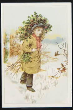 Gombert (éditeur), Verger carte réclame chromo Bruxelles 1890-1914 1995.1.2915.2 Photo