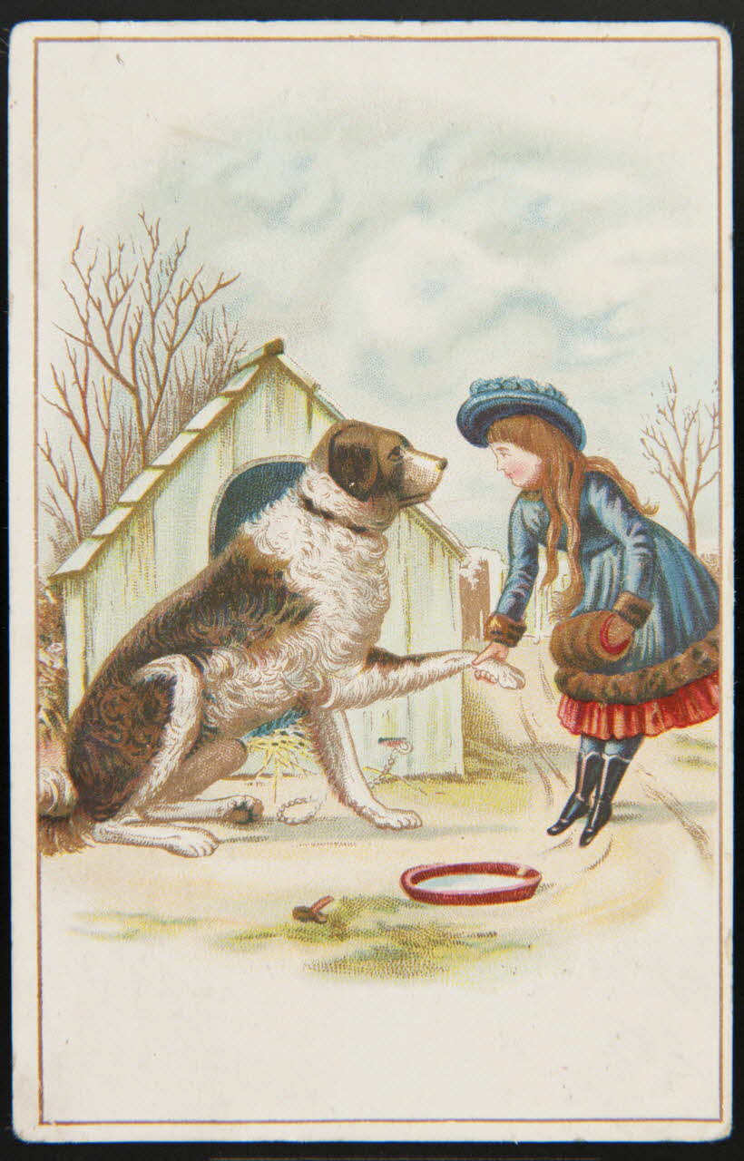 Gombert carte réclame chromo Paris 1890-1914 1995.1.2916.1 Photo