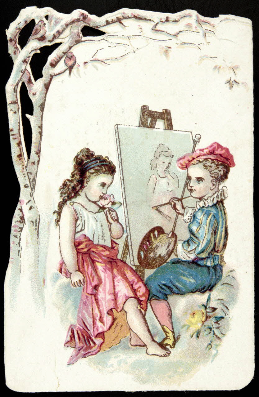 Gombert carte réclame chromo Paris 1890-1914 1995.1.2924.2 Photo